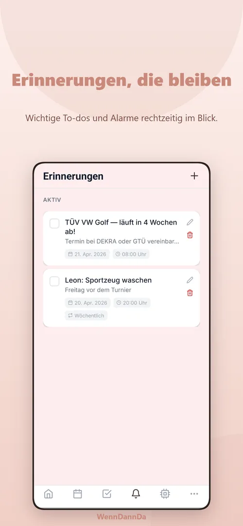 Erinnerungen, die bleiben