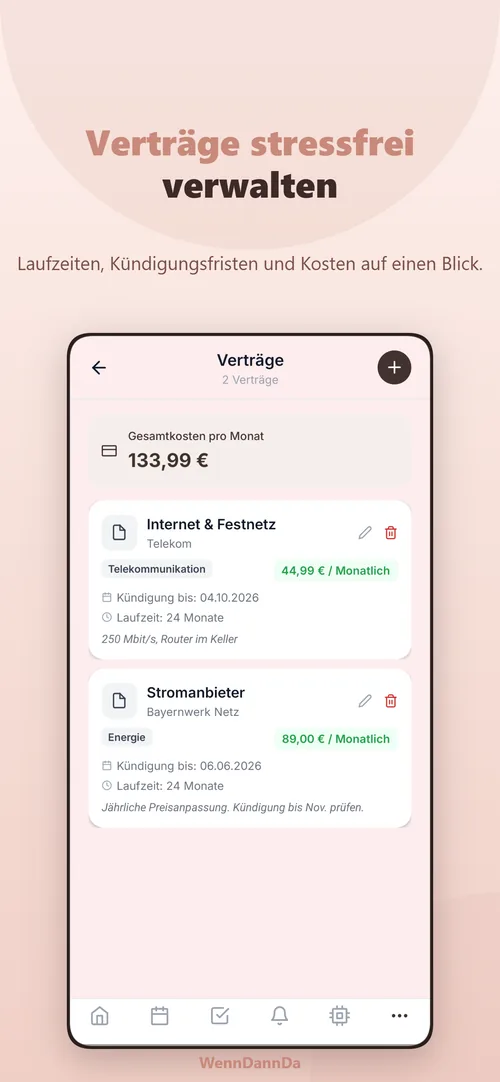 Verträge stressfrei verwalten